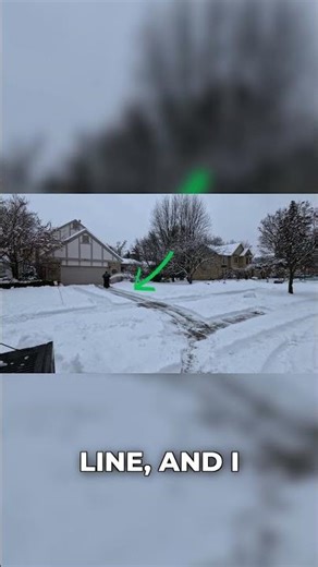 The Key to Effortless Snow Blowing #shorts