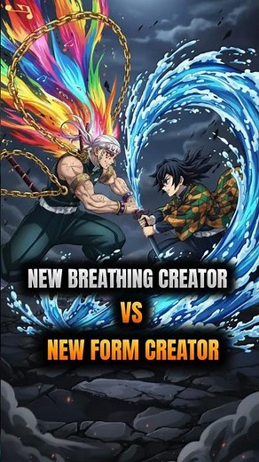 New BREATHING CREATION or New FORM CREATION, which is harder? 🤔 Demon Slayer Theory #shorts