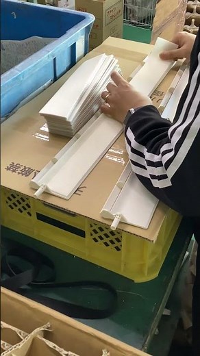 【作業動画】ルーバーパッキン貼り #島田工業株式会社