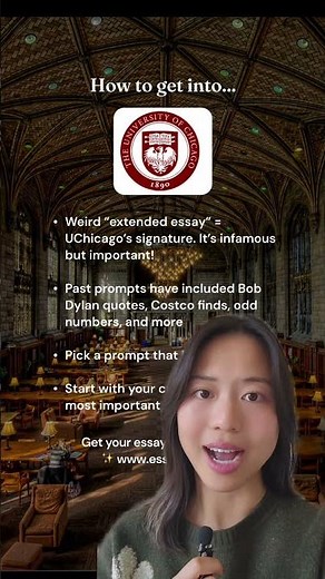 how to write the most INFAMOUS college essay (UChicago)! #uchicago #collegeessay #collegeapps