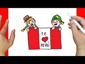 Drawing for Peru's Happy National Holidays | Easy Drawings