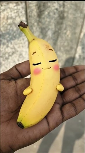 Tiny banana #asmr🍌✨ soft dances, gentle bites, quiet chewing, sleepy breaths — pure calming vibes 💛😌