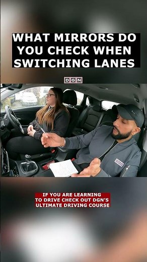 What Mirrors do you check when switching lanes