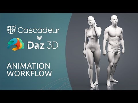 How to Import and Export Animation Between Cascadeur and Daz 3D