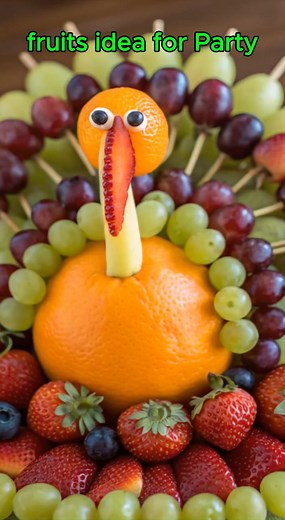 1.8K views | Grape Hedgehog Fruit Centerpiece | Recipes Charming | Facebook