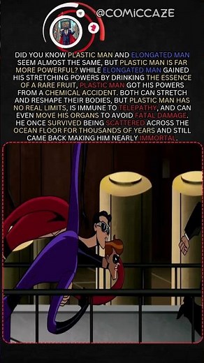 Plastic Man Is Basically Immortal