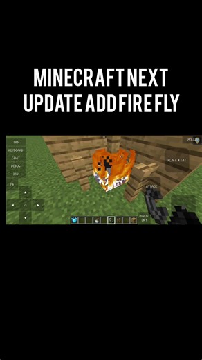 MINECRAFT NEXT UPDATE ADD FIRE FLY #minecraft #mojolauncher #gaming #haveitoldyoulatelythatiloveyou
