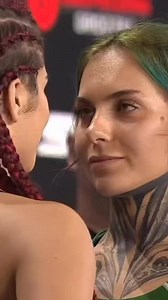 That was a fun faceoff 😅 #MMA #WMMA #Fights #FightNews #Fighter #WomensMMA #Faceoff #Reels #Viral | Women of MMA