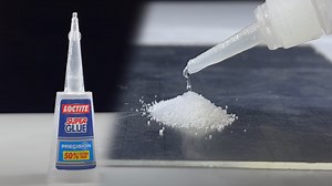 Quick and easy super glue fix using salt