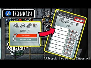 5 things about *NEW FRIEND LIST* In among us - Among Us new Update
