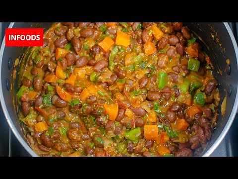 Beans Stew Recipe | How to Make Beans Stew | Simple Beans Stew Recipe | Infoods