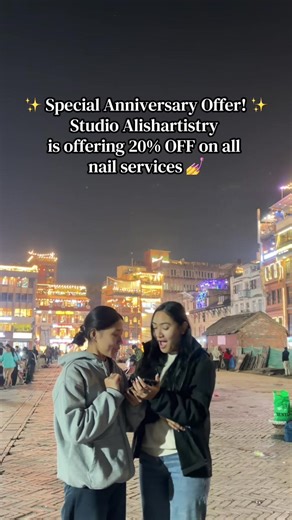 Did you know this offer is only for a limited time? 👀💅 Book your appointment now! Insta : studio_alishartistry #studioalishartistry #nailoffers #2ndanniversarycelebration❤️ #limitedseat #nailappointment