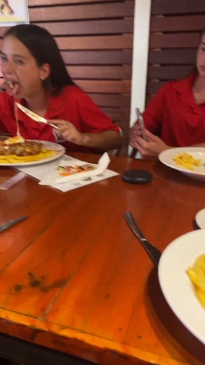 Delicious Dining Experience with Friends at a Restaurant