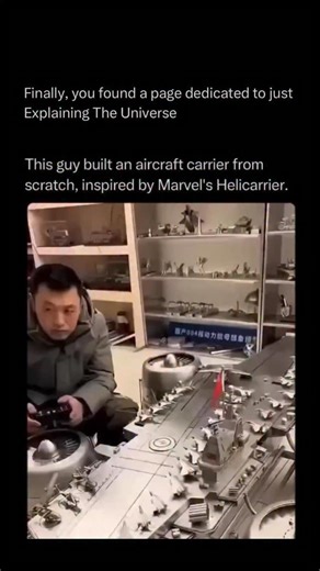 Explaining The Universe on Instagram: "@ExplainingTheUniverse teaches you something NEW everyday day 🧠💫 A helicarrier is a fictional flying aircraft carrier popularized by Marvel’s Avengers series. It combines the design of a traditional naval carrier with advanced flight technology, allowing it to hover or travel through the air. Typically powered by massive turbine engines or futuristic energy sources, a helicarrier serves as a mobile command center capable of launching and recovering aircra
