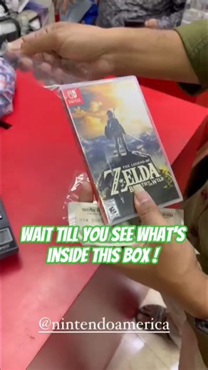 The Legend of Zelda: Breath of the Wild Unboxing! 😍 #NintendoSwitch #Unboxing #Link #Hyrule