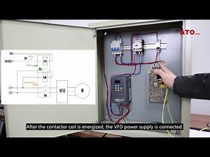How to control VFD with push button switch/ terminal control/wire control