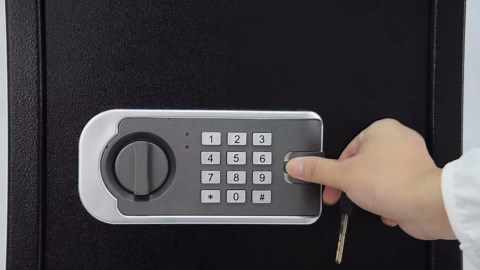 [23.6" Tall] Fireproof Safe for Home, 4.3 Cuft Safe Box Fireproof Waterproof, Anti-theft Digital Home Safes with Programmable Keypad Keys, Smart Alert, Mute Mode, Fire proof safe for Money Jewelry