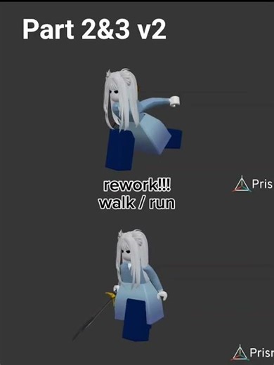 rework walk/run #roblox#forsaken#animation
