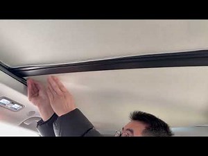 Adhesive Sunroof Sunshade Installation Guide
