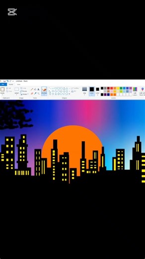 Paint on computer | mspaint drawing #mspaint #drawing #art #shorts