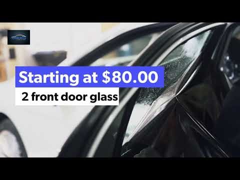 Harvey window tinting 2 front windows for only $80.00