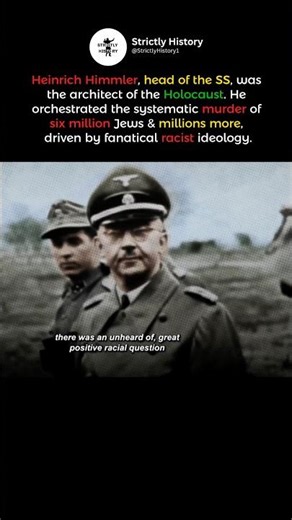 HIMMLER: The Architect of NAZI Genocide 💀