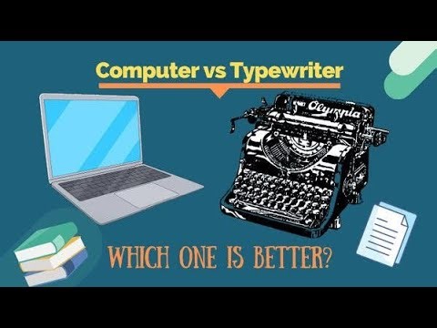 Computer or Typewriter | What Is Different Computer between Typewriter | Typewriter