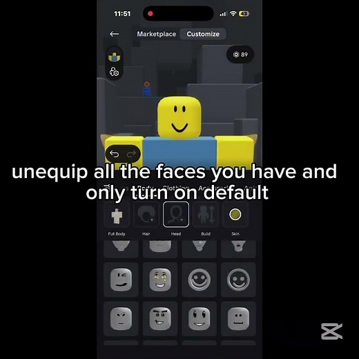 how to unequip dynamic faces without turning off facial animation #roblox #robloxvid #robloxvids
