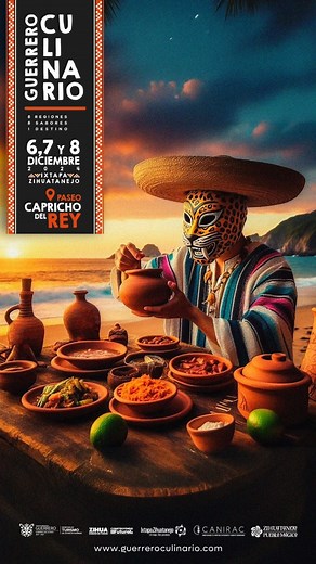¡Zanka, prepárate para el Festival Guerrero Culinario! 🌶️🍹Este año, las 8 regiones de Guerrero se unen para traer una experiencia llena de sabores, tradición y cultura. Desde la gastronomía más auténtica hasta las artesanías, música y danza que nos representan, este festival será un viaje por lo mejor de nuestro estado.📍 ¿Cuándo y dónde? 6, 7 & 8 en el Paseo del Capricho del Rey, en Ixtapa Zihuatanejo.🌟 ¡No te lo puedes perder! Sigue nuestro blog y a @guerreroculinario para más detalles y vi