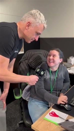 Did the HQ Crew catch onto the trend? Rob asks: what do YOU want to say to the first person?