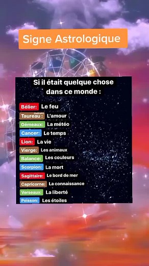 Découvrez votre signe astrologique !