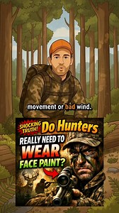 Face paint can help — but it isn’t magic. It reduces shine and contrast, especially when hunting from the ground or at close range. But movement, wind, and positioning still matter far more than what’s on your face. Face paint is a tool, not a requirement. 🦌 #hunting #deerhunting #deerseason | Hunter's Wholesale