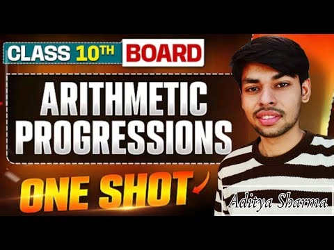 Arithmetic Progression | Class 10th | CBSE ICSE | Aditya Sharma #class10th #cbsemaths #cbseboard