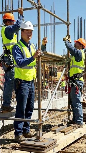 Scaffolding Installation Explained Step by Step | Construction Safety Training #scaffolding #safety