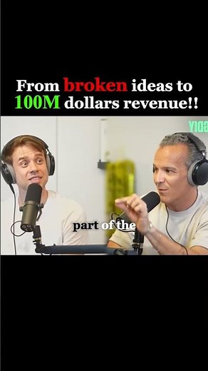 From "BROKEN" ideas to 100M dollars revenue..!! #lovablepartner