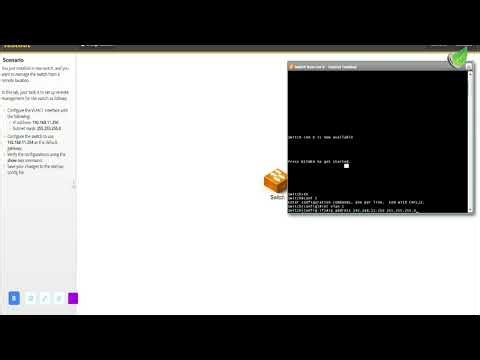 TestOut 5.2.9 Configure IP Settings on a Switch CompTIA Lab