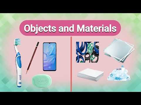 Objects and Materials - Introduction, examples and uses