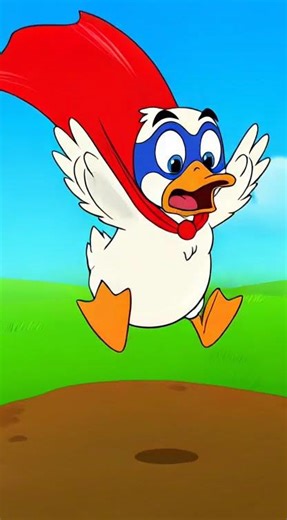 Duck Superhero Takeoff 🦆🚀 #FunnyCartoon#DuckFails #DesiAnimation#ComedyShorts#ViralCartoon#fyp#viral