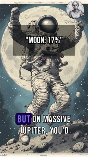 Gravity on Earth vs. Moon vs. Jupiter 🌍🌕♃