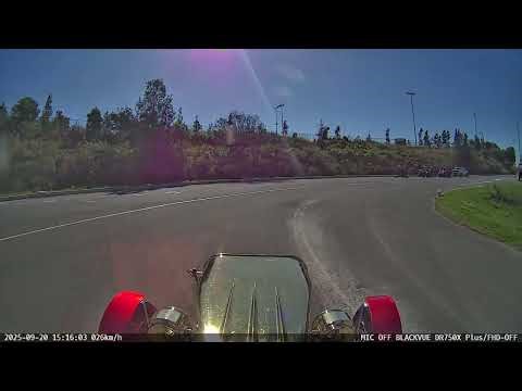 Peter Trees T-Bucket racing pep wheelie