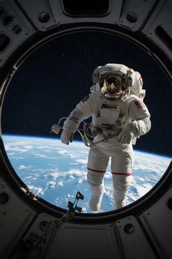 The ultimate spacewalk POV Drifting into the silent majesty of Earths orbit! #Space #Astronaut #POV #EarthFromSpace #NASA #SpaceX #Cosmos #Science #Mystery #Universe #SpaceTravel #Orbit | Space Grid