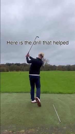 ALIGN YOUR SWING PATH DRILL One of the simplest ways to train a better swing path — use an