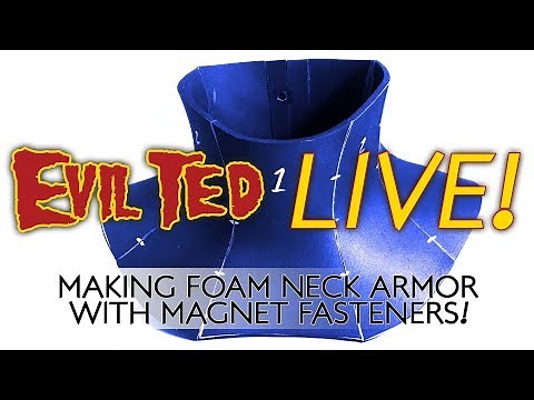 Evil Ted Live: Neck Armor with Magnet fasteners.