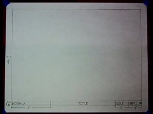 #1 Sheet Metal Layout Technical Drawing - Border and Title block