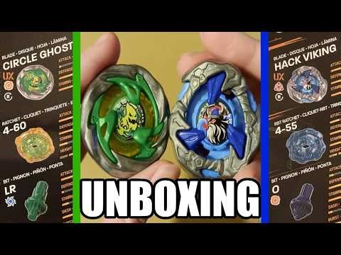 Haunt & Slash! Hack Viking and Circle Ghost Dual Pack Unboxing (no battles) | Beyblade X