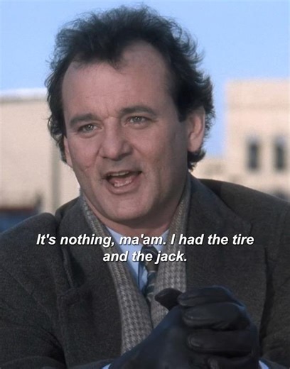 He turned the endless loop into a chance to help others.#groundhogday #BillMurray #AndieMacDowell