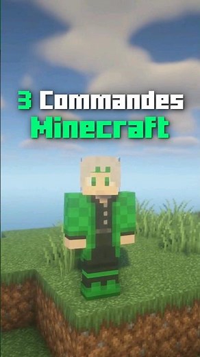 3 Commandes Minecraft ultra pratique ! #shorts