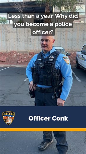 35K views · 949 reactions |  Meet Officer Conk! We're diving into 20 fun questions to get to know the person behind the badge. Stay tuned for insights into their life, experiences, and more. | St. George (Utah) Police Department | Facebook