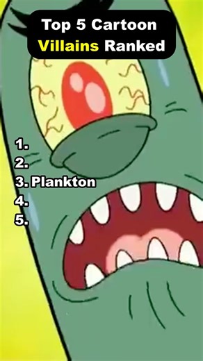 Top 5 Cartoon Villains of All Time (Ranked Fast!)