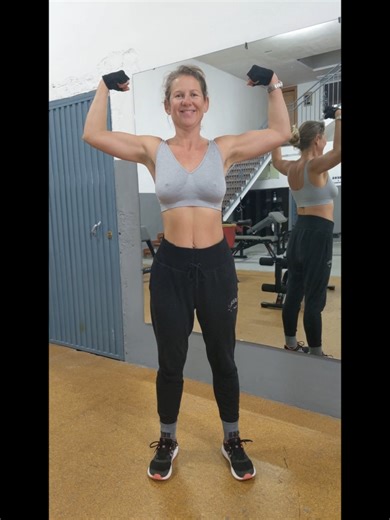 Flex and Pose: Biceps and Back After a Workout